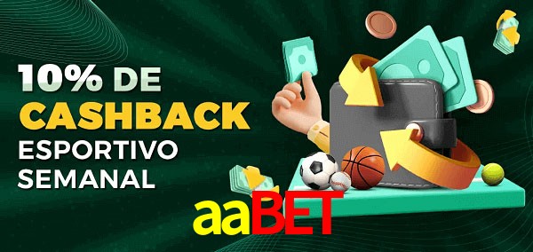 10% de bônus de cashback na aabet